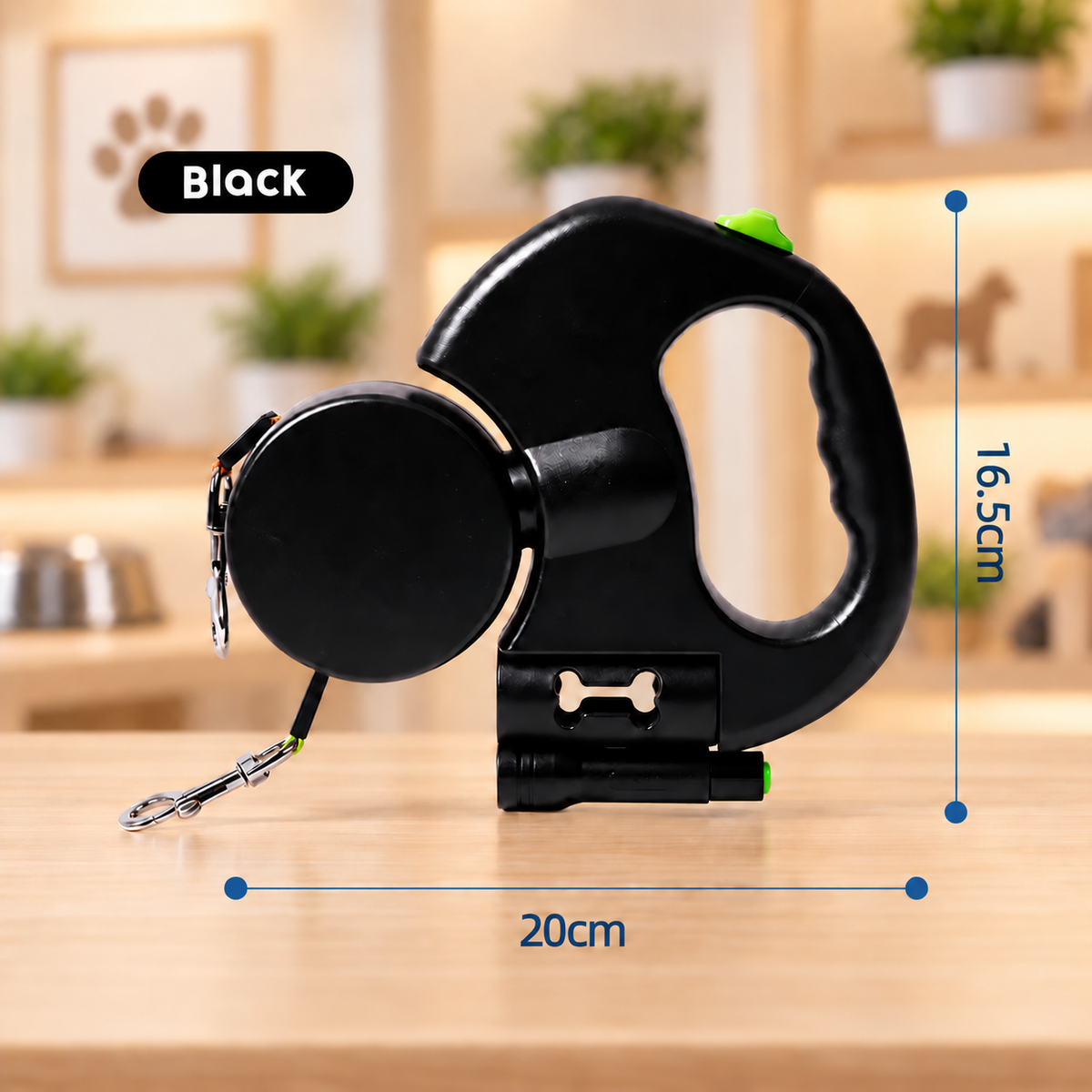 Lumova™ — Dual Retractable Dog Leash for 2 Dogs