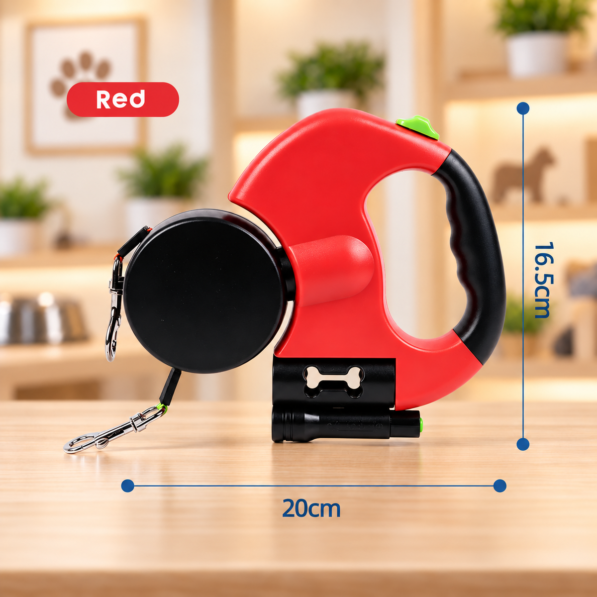 Lumova™ — Dual Retractable Dog Leash for 2 Dogs
