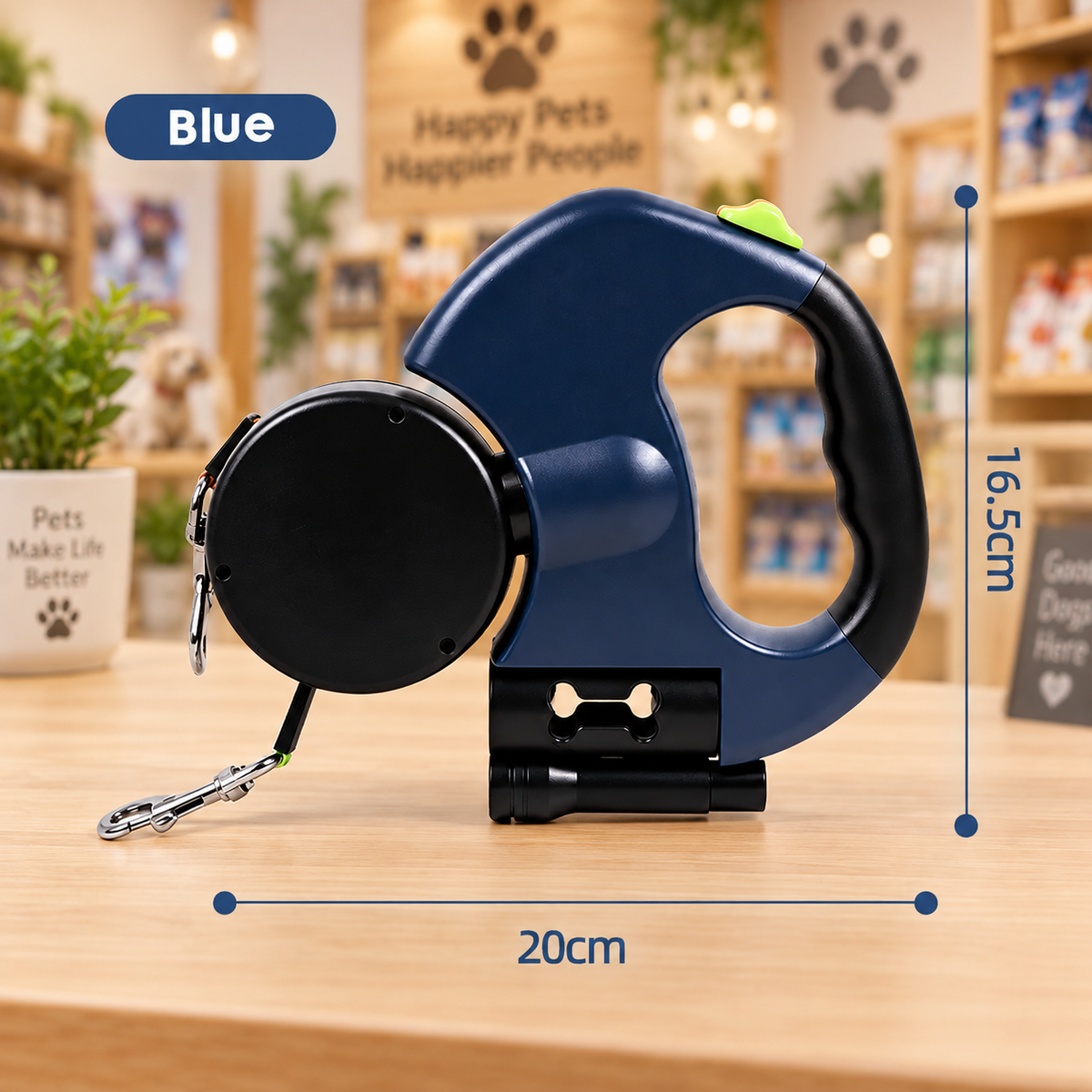 Lumova™ — Dual Retractable Dog Leash for 2 Dogs