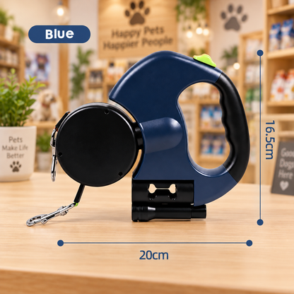 Lumova™ — Dual Retractable Dog Leash for 2 Dogs